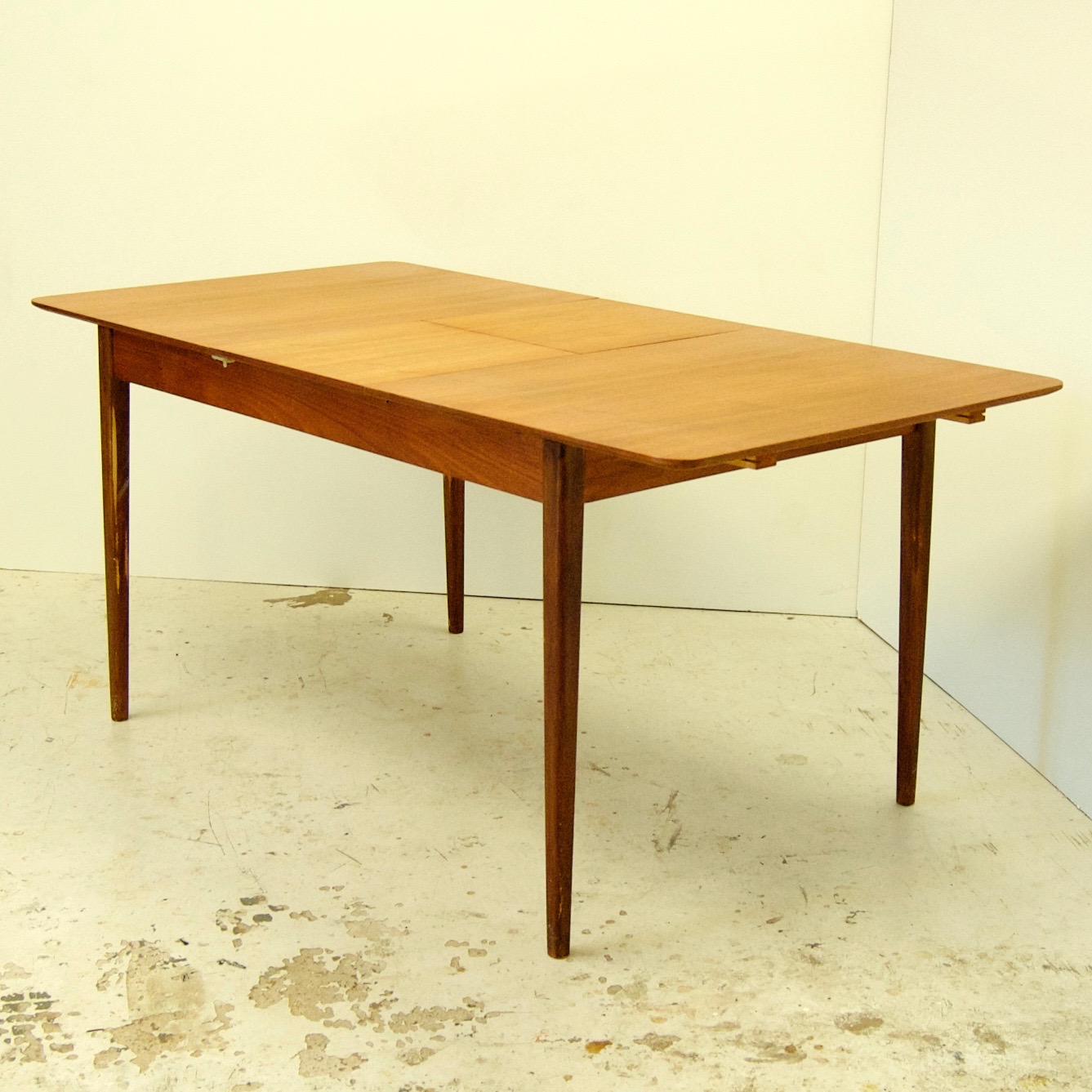 Deens design uitschuifbare eettafel (vintage) gebroeders van duijn