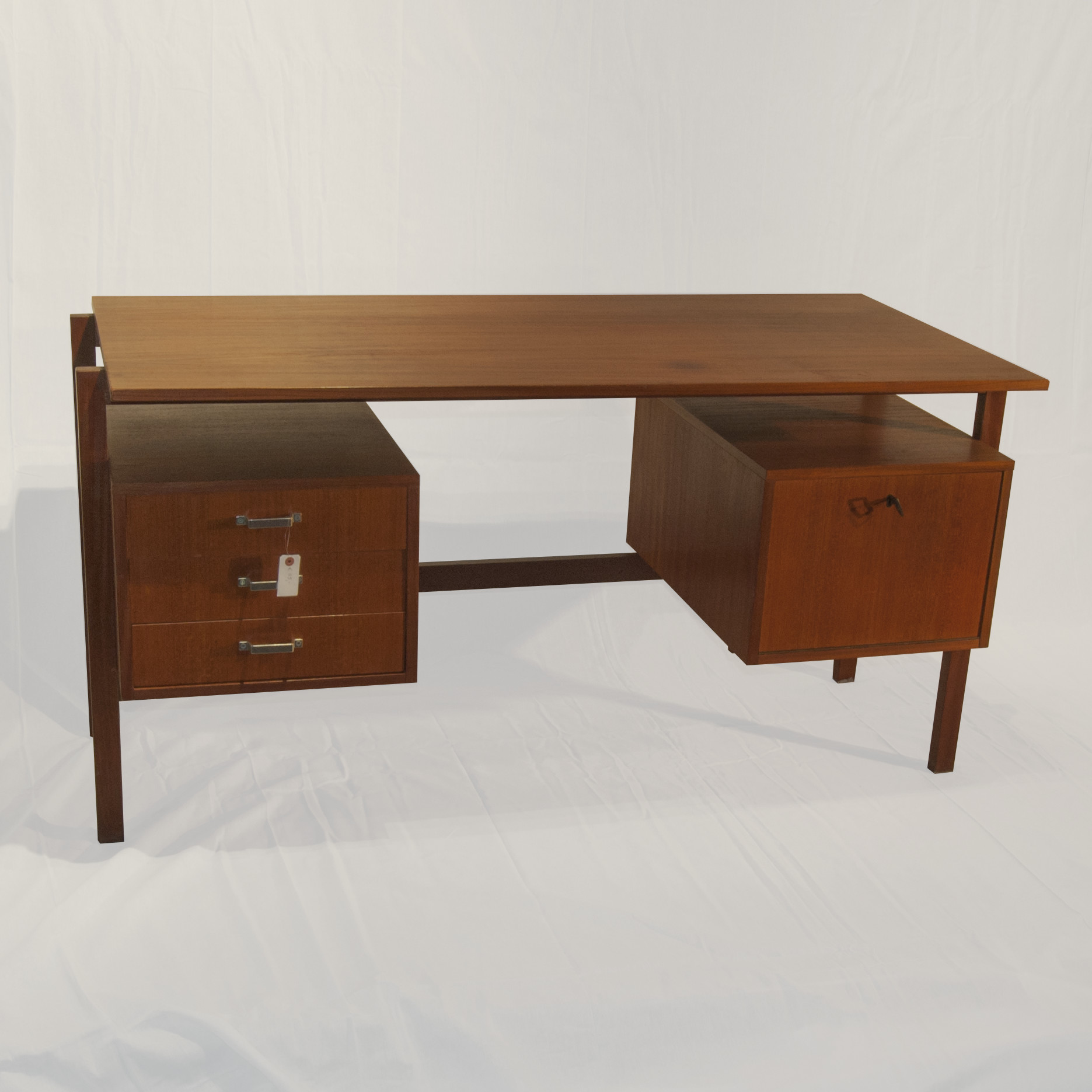 Vintage bureau Deens Design teak jaren 60 bureau