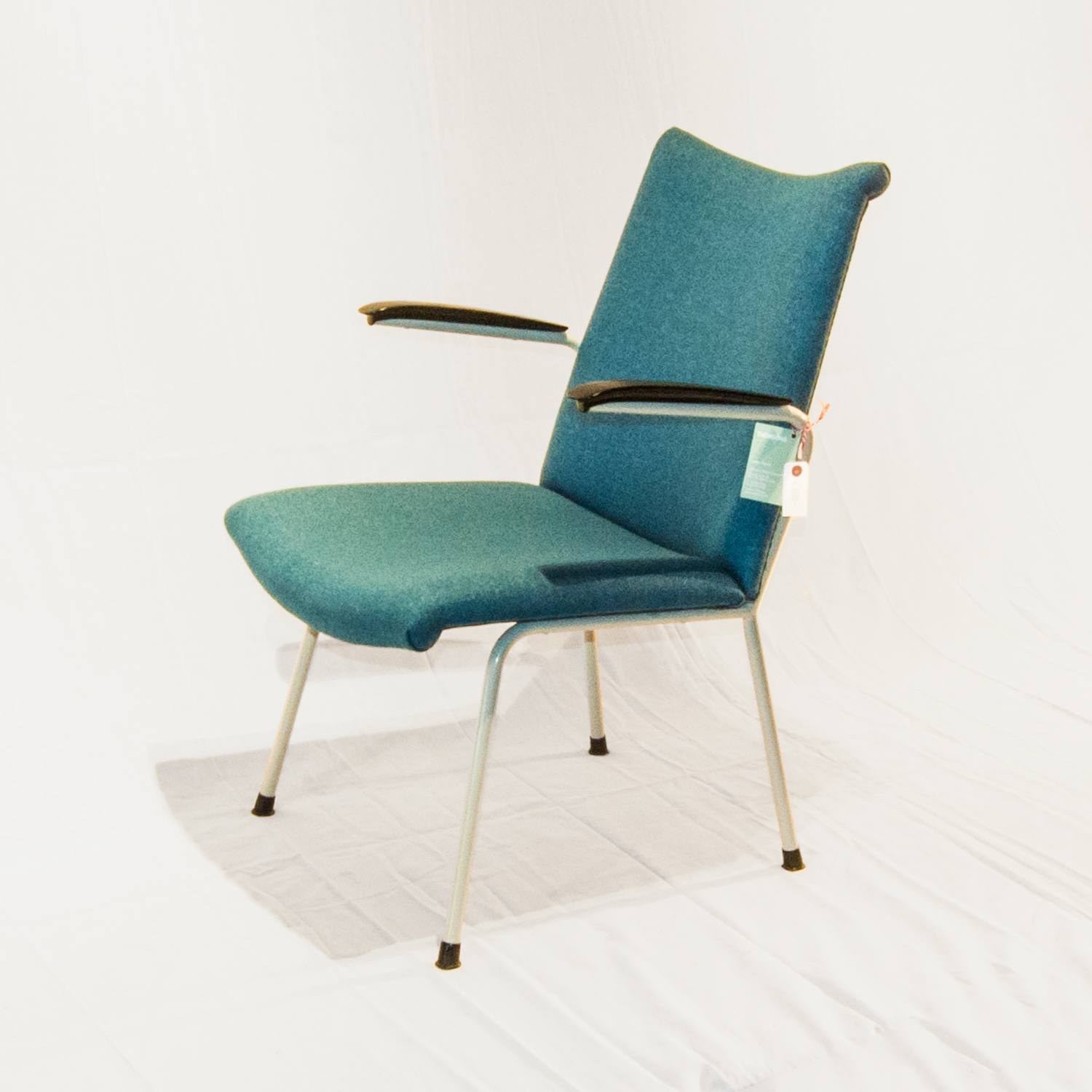 Vintage jaren vijftig de Wit fauteuil