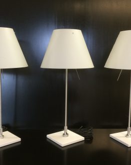 Luceplan Costanzina tafellampen op rij