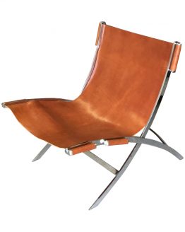 ILVA chair, Cuba, leather