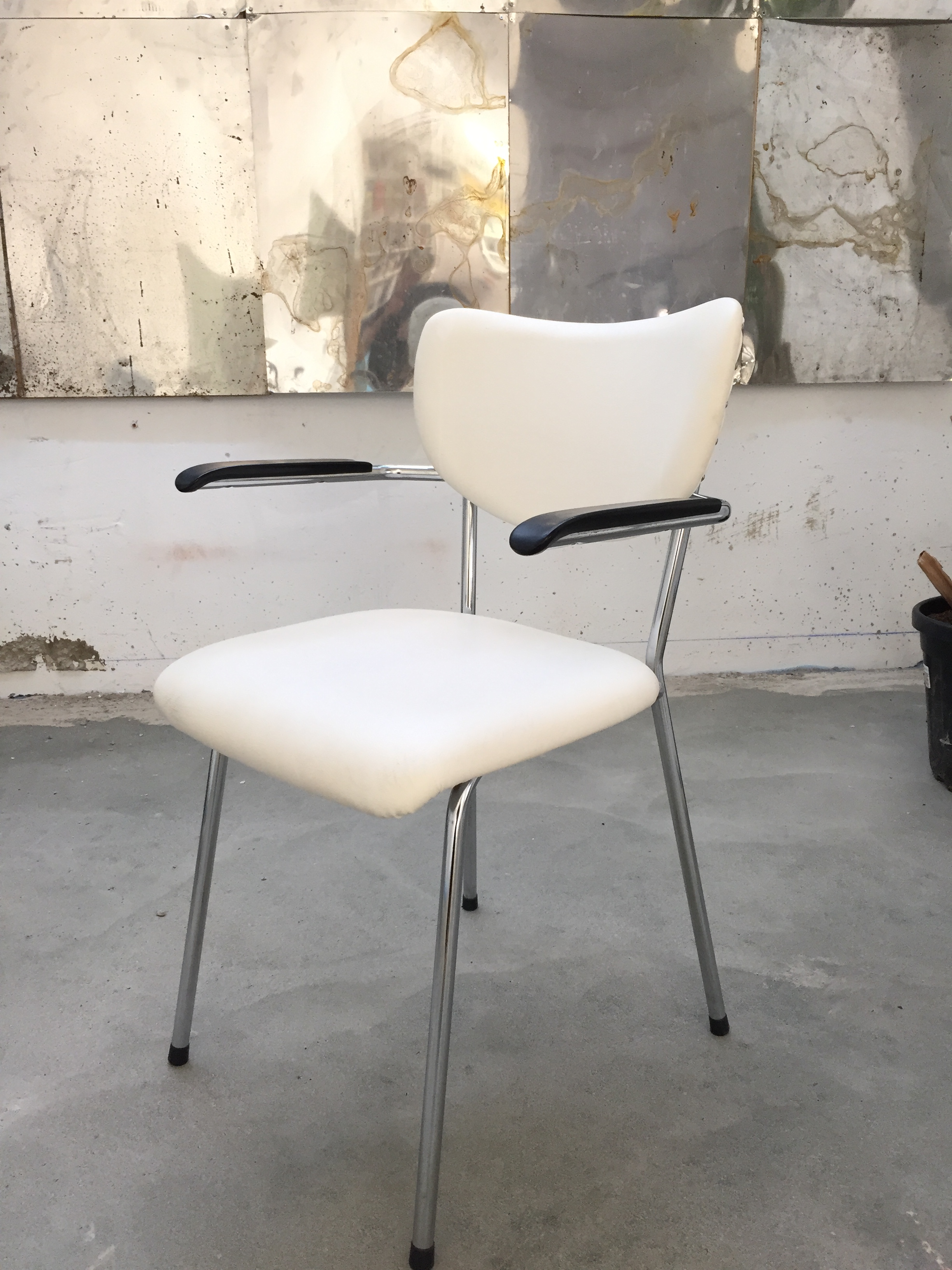 Set van 4 gebr. De Wit buisframe stoelen uit de jaren 60 - Gebroeders van Duijn